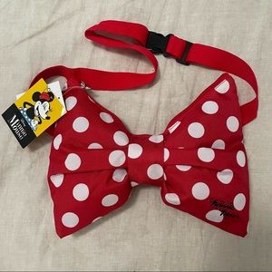 Minnie Mouse Ribbon Bow Shaped Zipper Fanny Pack / Waist Bag